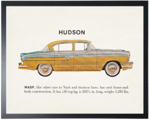 Individual Vintage Hudson car