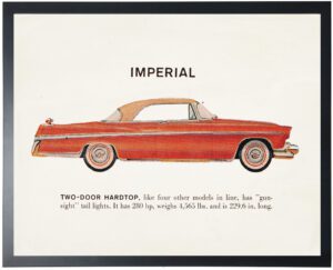 Individual Vintage Imperial car