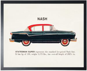 Individual Vintage Nash (black) car