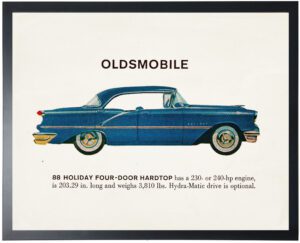 Individual Vintage Oldsmobile car