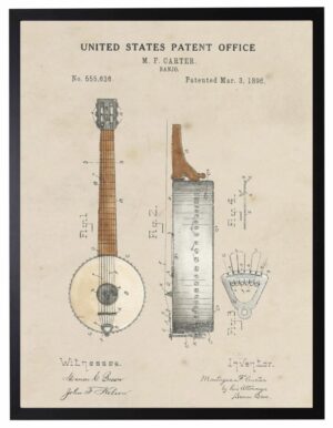 Watercolor Patent Bango