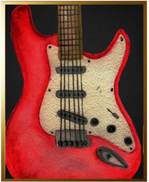 Watercolor Stratocaster