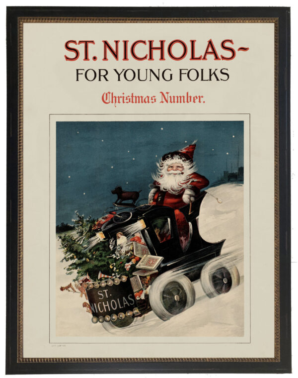 Vintage St. Nicholas magazine cover