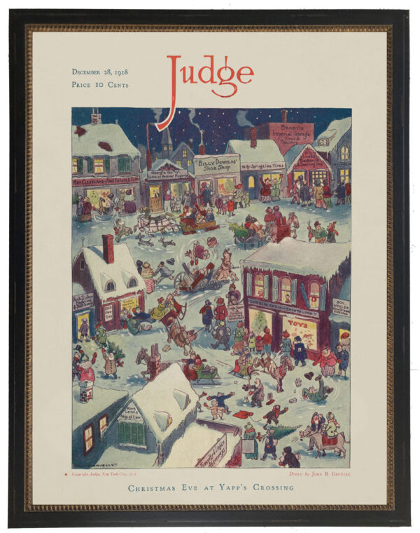 Vintage Christmas magazine cover