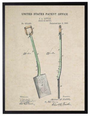 Watercolor spade patent