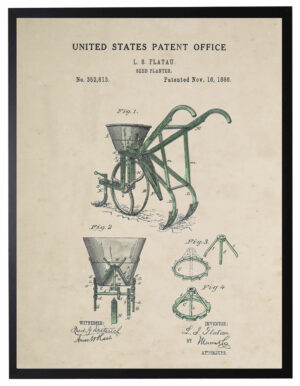 Watercolor seed planter patent